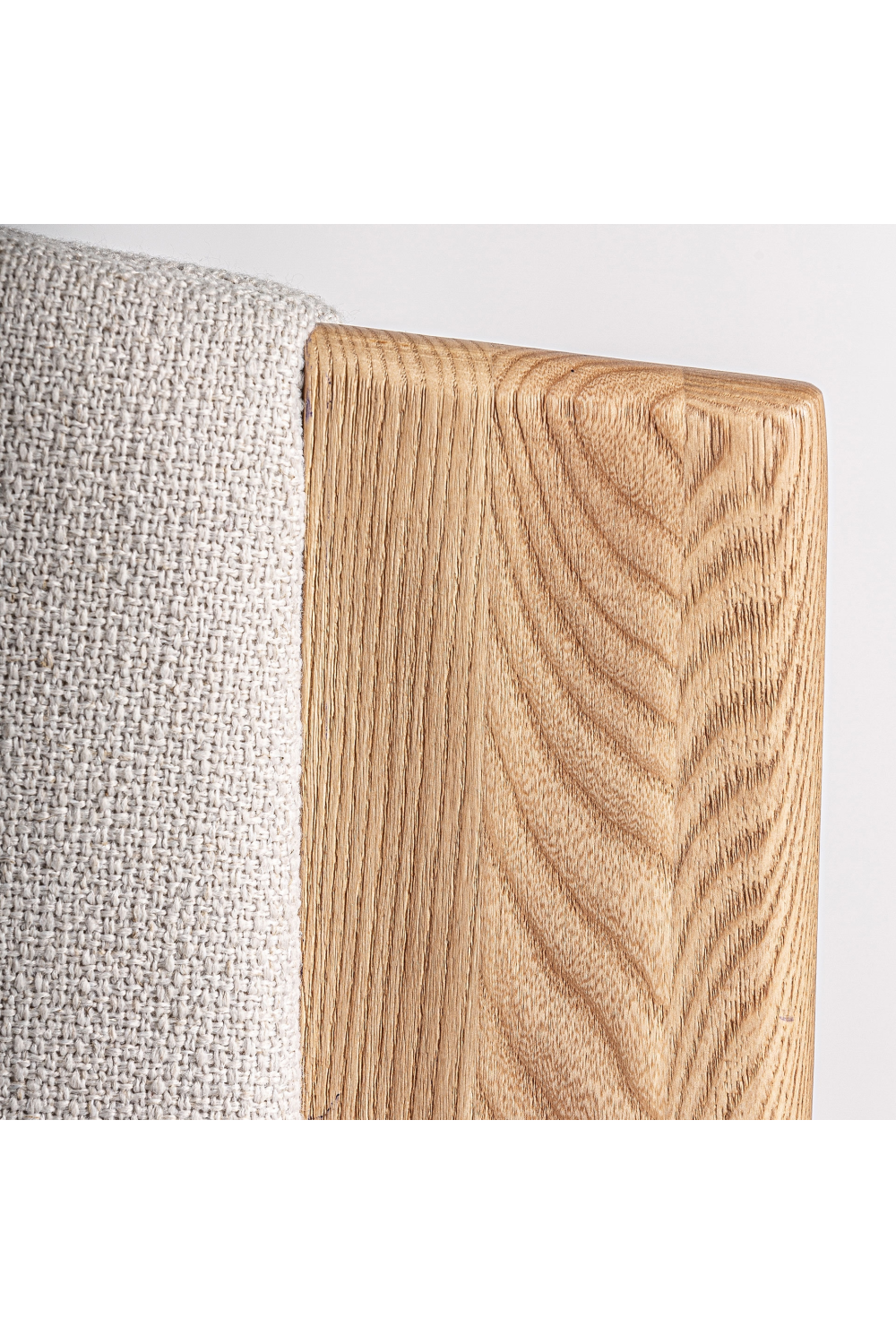 Beige Oak Curve Dining Chair | Vical Home Nara | Oroa.com