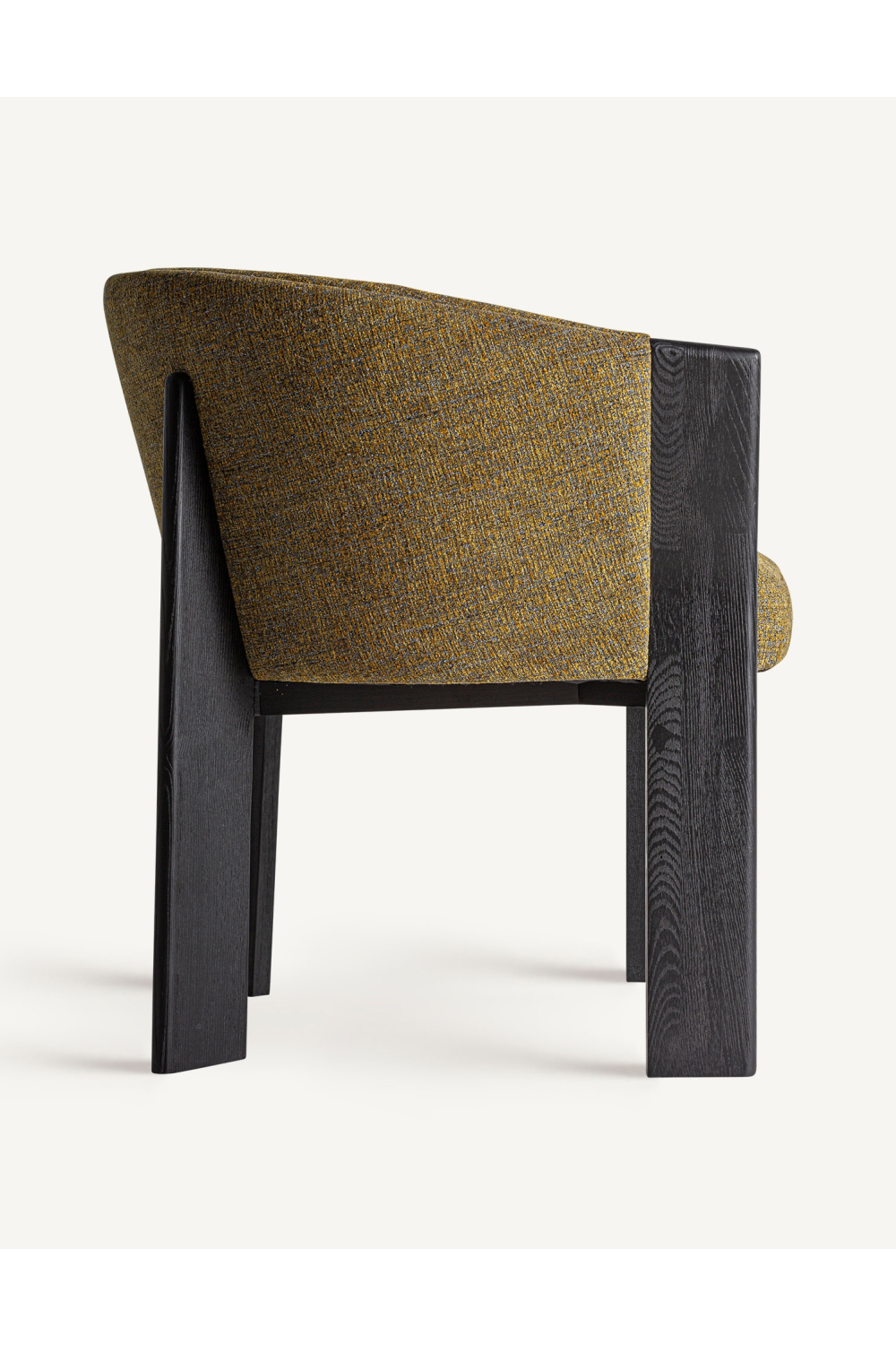 Black Oak Curve Accent Chair | Vical Home Nara | Oroa.com