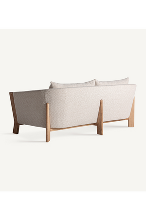 Barrel Oak Wood Sofa | Vical Home Nara | Oroa.com