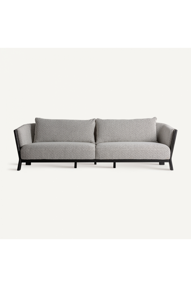Black Oak Padded Sofa | Vical Home Nara | Oroa.com