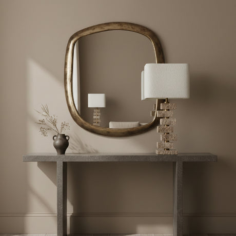 Beige Marble Table Lamp | Vical Home Tetbury | Oroa.com
