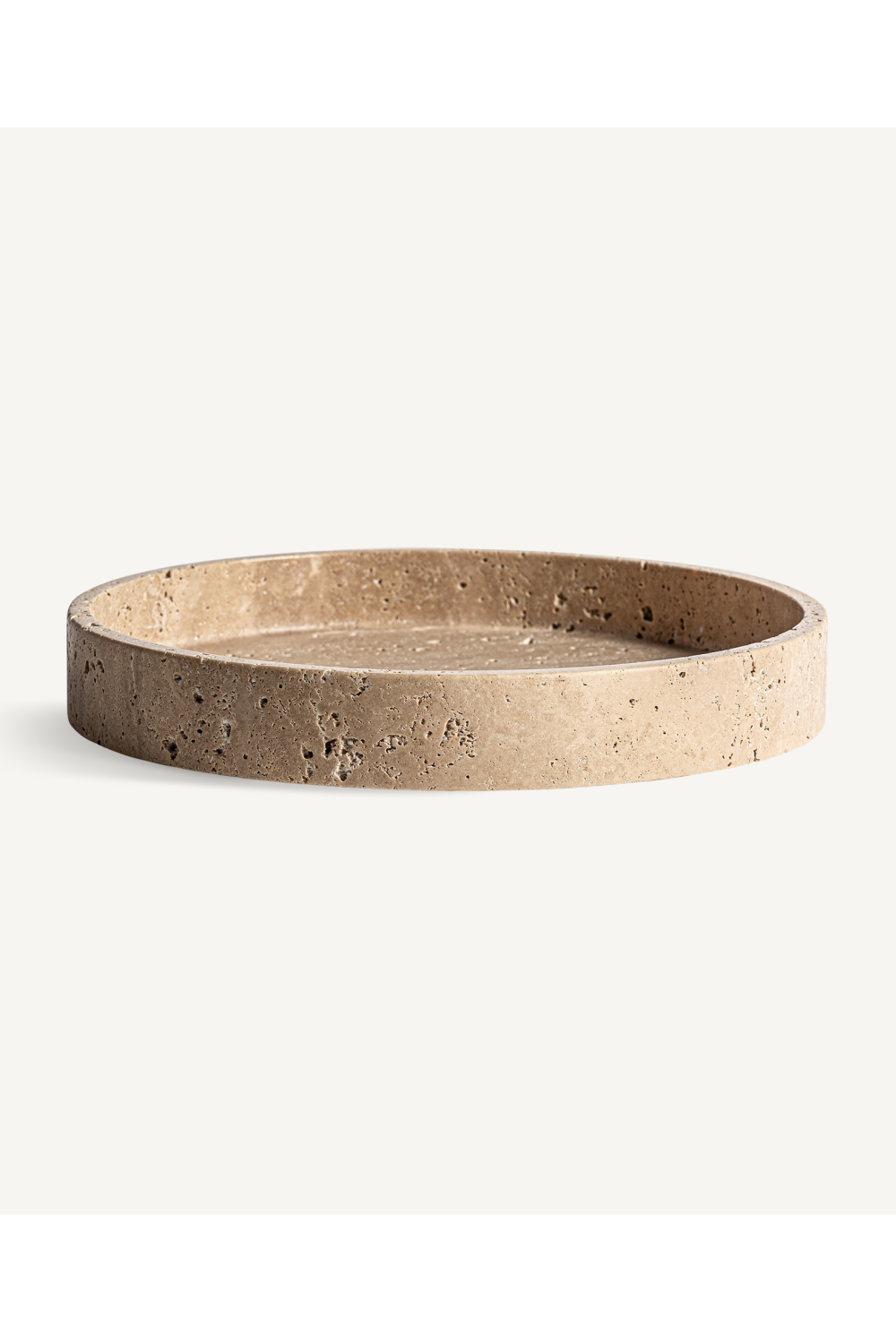 Beige Marble Round Tray | Vical Home Tetbury | Oroa.com