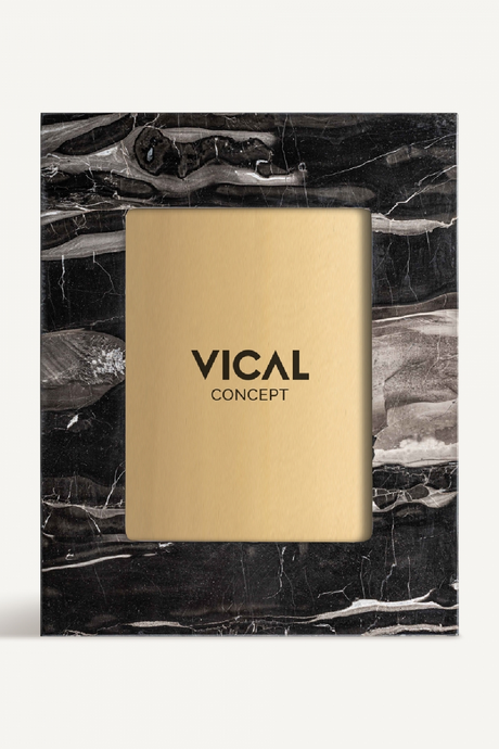 Black Marble Photo Frame | Vical Home | Oroa.com