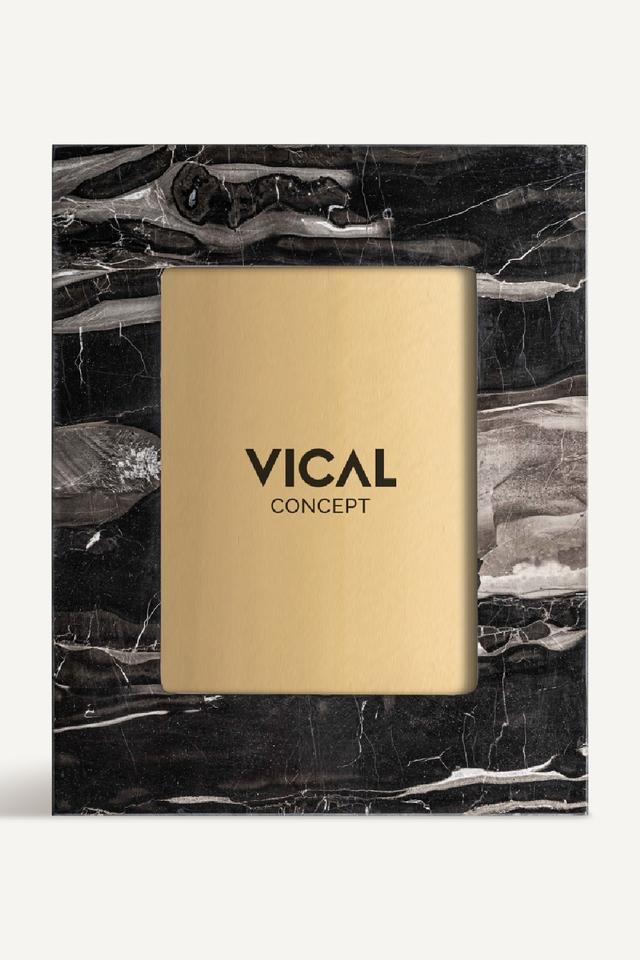 Black Marble Photo Frame | Vical Home | Oroa.com