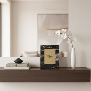 Black Marble Photo Frame | Vical Home | Oroa.com