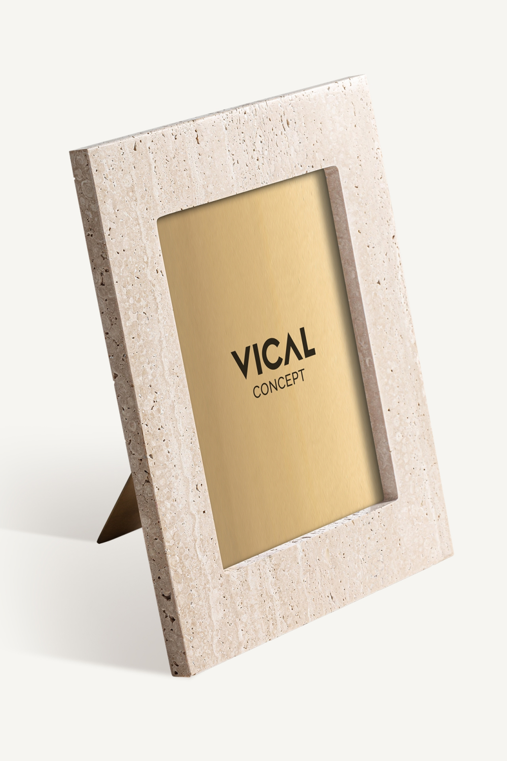 Beige Marble Photo Frame | Vical Home Tetbury | Oroa.com