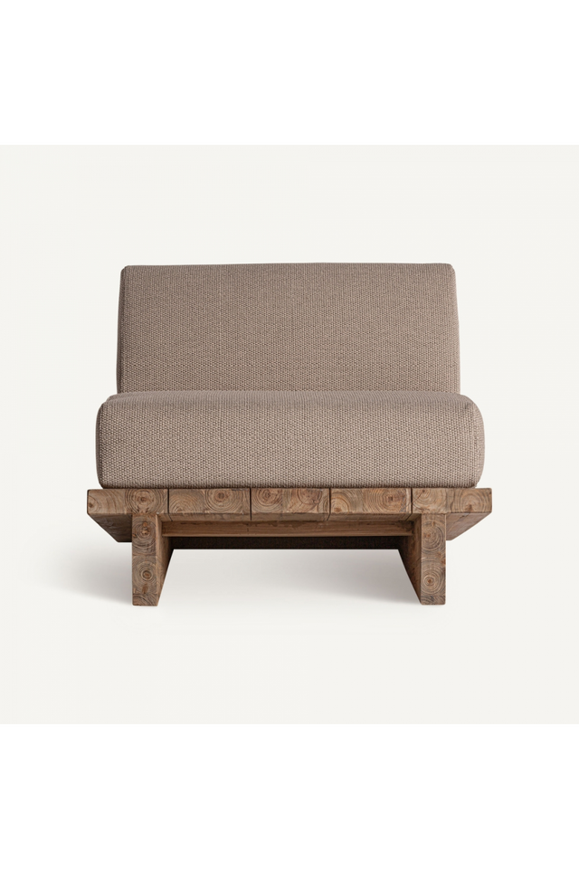 Teak Inclined Accent Chair | Vical Home Pure | Oroa.com