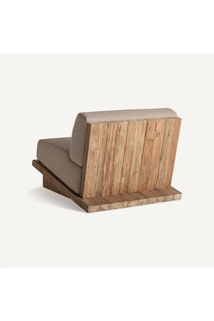 Teak Inclined Accent Chair | Vical Home Pure | Oroa.com