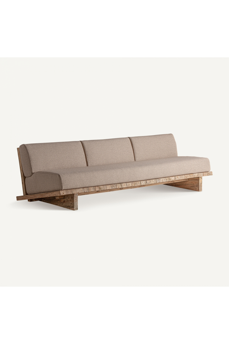 Slanted Teak Outdoor Sofa | Vical Home Pure | Oroa.com