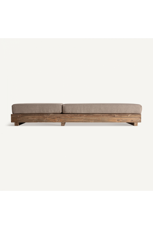 Teak Double Outdoor Chaise | Vical Home Pure | Oroa.com