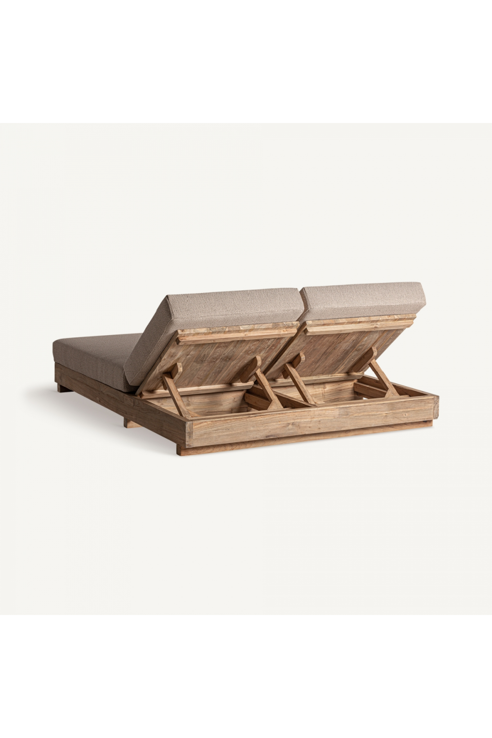 Teak Double Outdoor Chaise | Vical Home Pure | Oroa.com