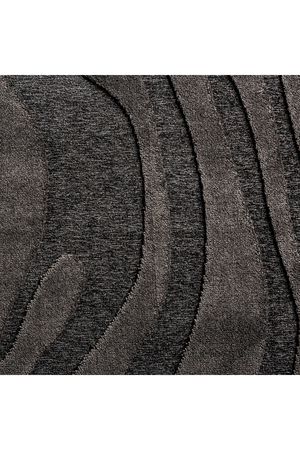 Black Viscose Area Rug 10' x 7' | Vical Home Nea | Oroa.com