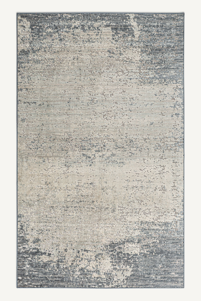 Faded Blue Viscose Rug 10' x 7' | Vical Home Hami |Oroa.com
