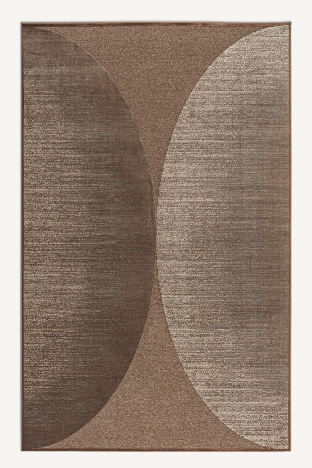 Brown Viscose Arch Print Rug 10' x 7' | Vical Home Akbar | Oroa.com