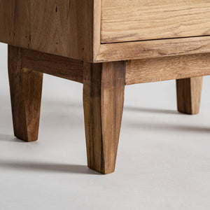   Modern European furniture - Natural Wood 2-Drawer Bedside Table - www.oroa.com | Oroa.com