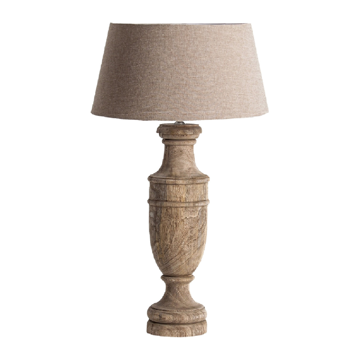   Brown Cotton Table Lamp | Oroa.com