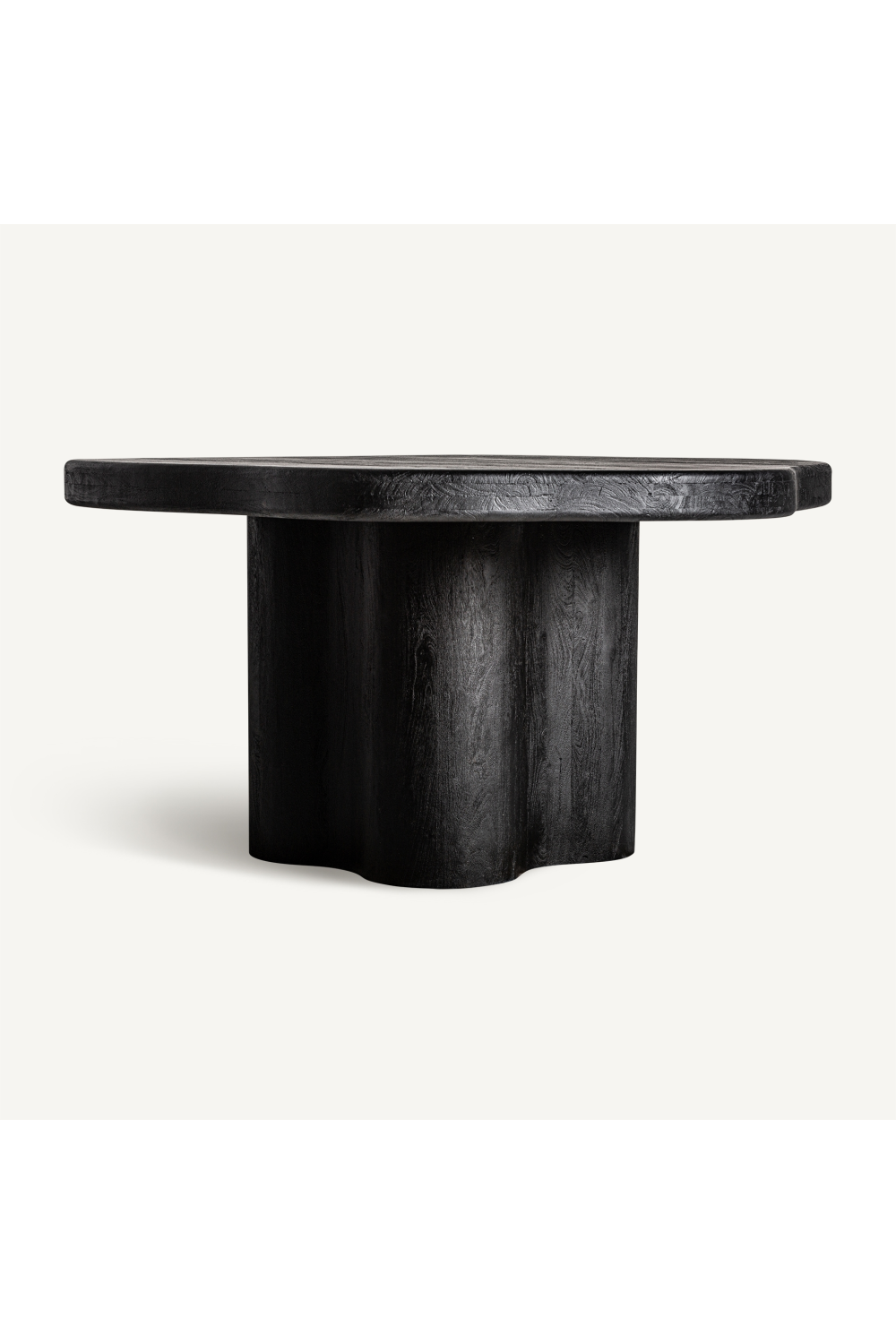 Black Acacia Chunky Dining Table | Vical Home Wortz | Oroa.com