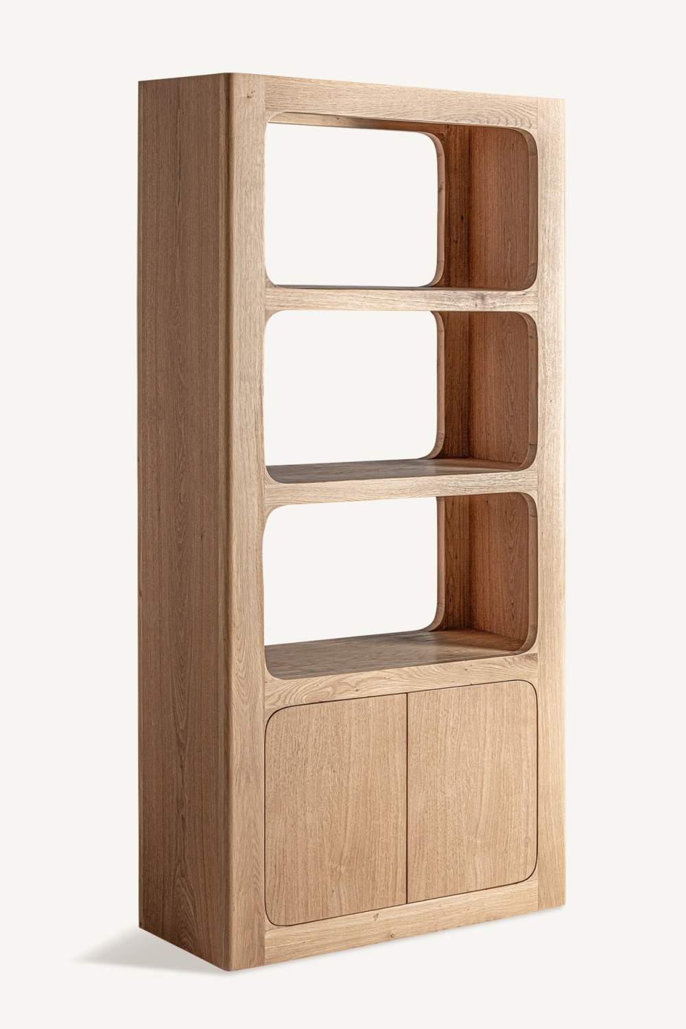 Oak Nordic Style Bookcase | Vical Home Saulge | Oroa.com