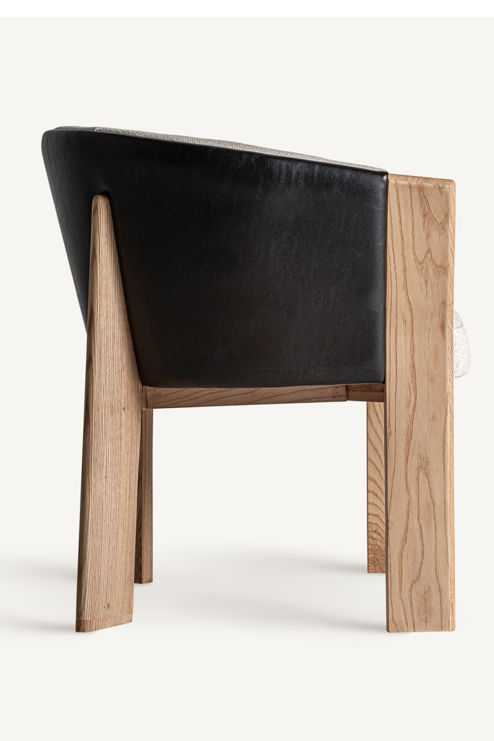 Leather Back Curve Accent Chair | Vical Home Nara | Oroa.com