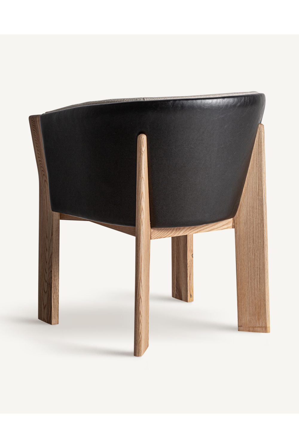 Leather Back Curve Accent Chair | Vical Home Nara | Oroa.com