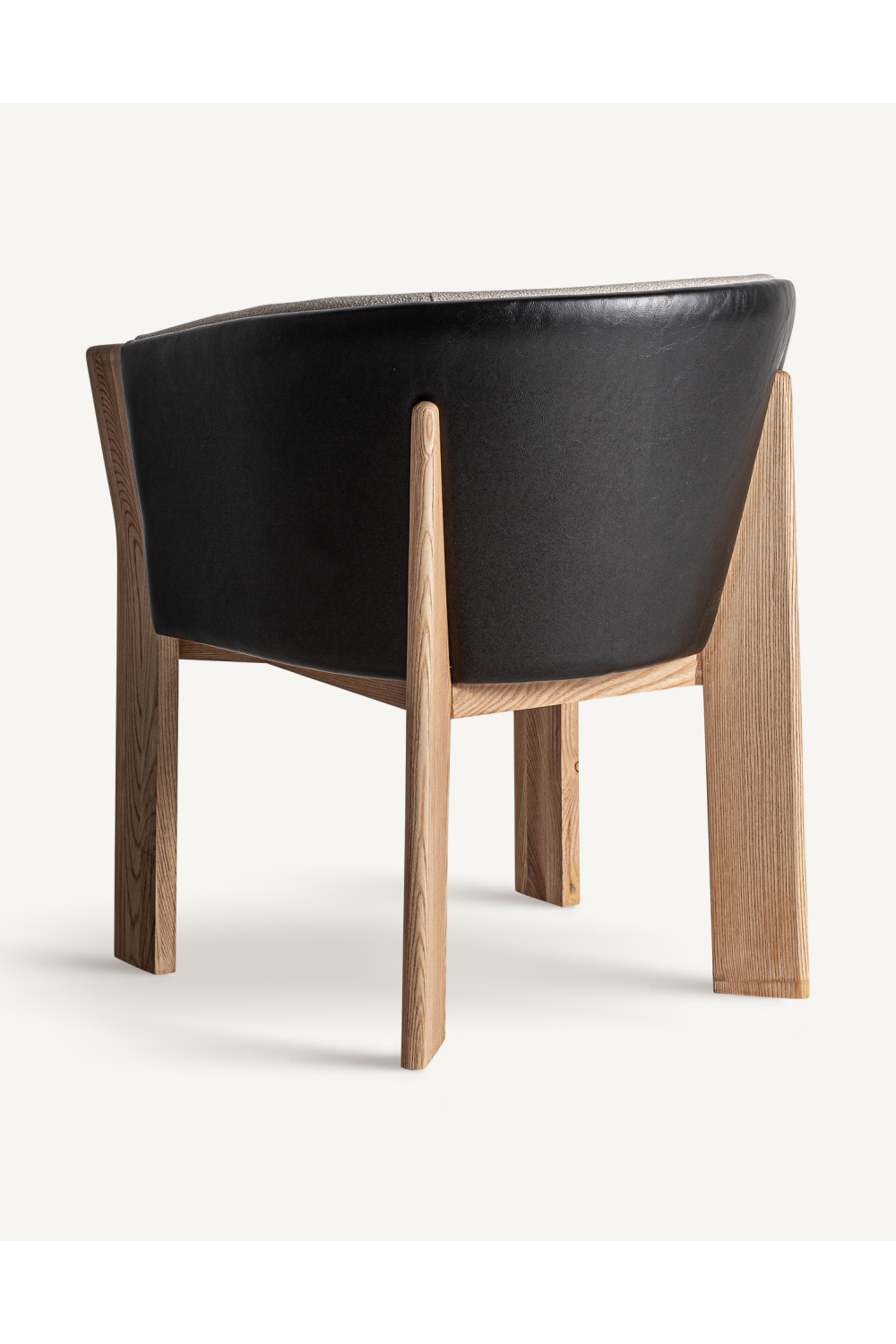Leather Back Curve Dining Chair | Vical Home Nara | Oroa.com