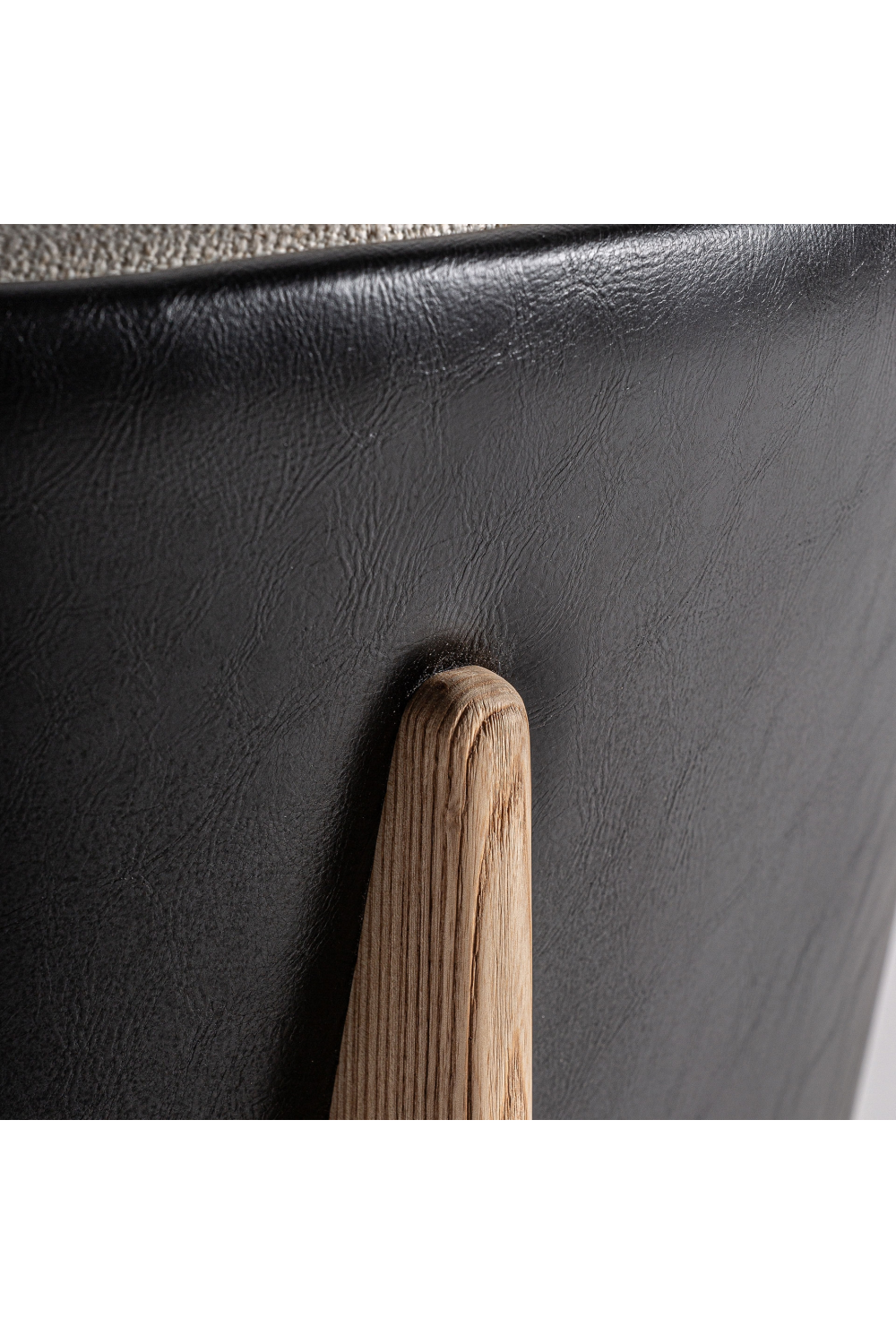 Leather Back Curve Accent Chair | Vical Home Nara | Oroa.com