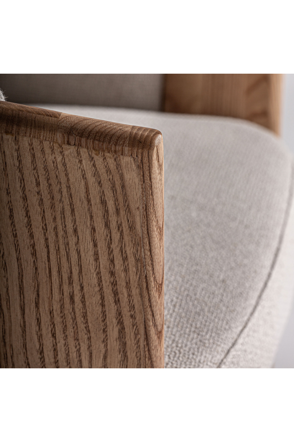 Leather Back Curve Accent Chair | Vical Home Nara | Oroa.com