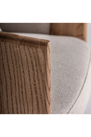 Leather Back Curve Dining Chair | Vical Home Nara | Oroa.com