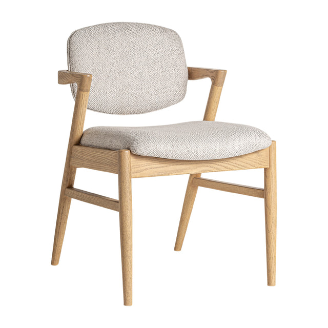 Modern European furniture - Cotton-Linen Blend Dining Chair - www.oroa.com