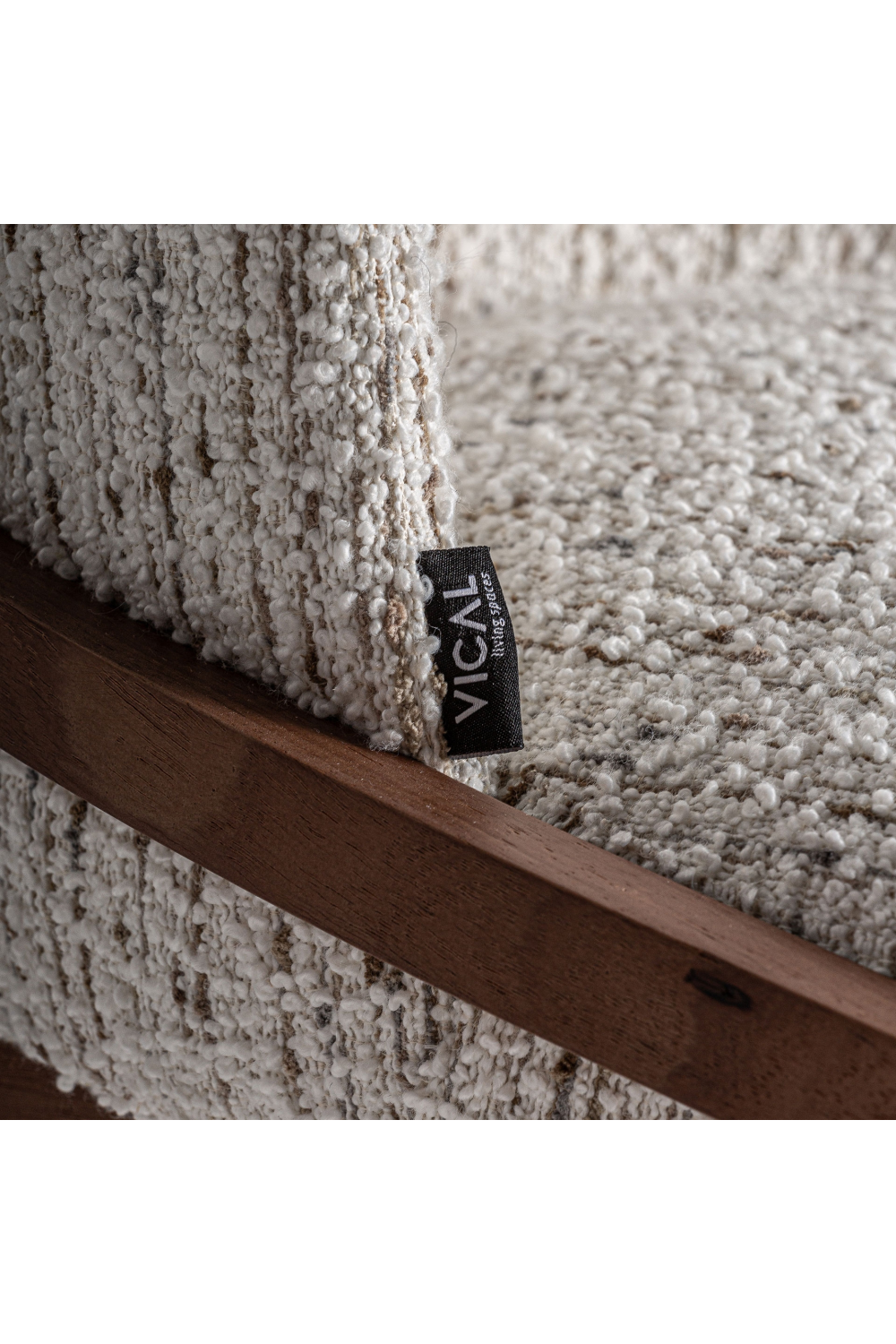 White Padded Dining Chair | Vical Home Erbach | Oroa.com