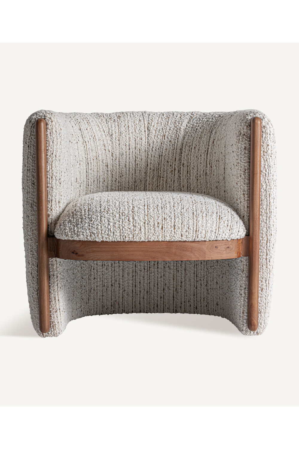 Beige Round Back Armchair | Vical Home Erbach | Oroa.com