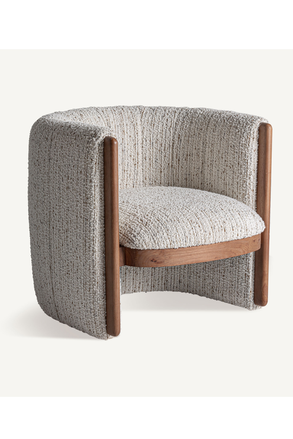 Beige Round Back Armchair | Vical Home Erbach | Oroa.com