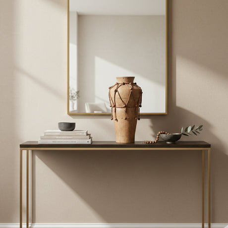 Beaded Brown Terracotta Vase | Vical Home Adib