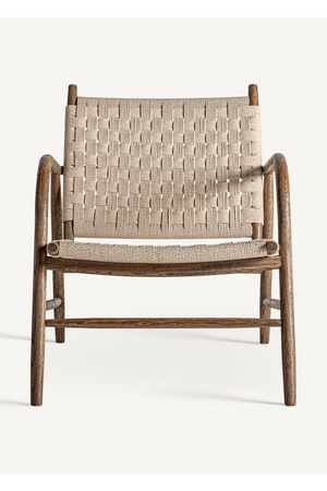   Woven Rope Boho Accent Chair | Oroa.com
