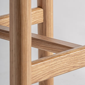   Black Leather Inspired Seat Stool | Oroa.com