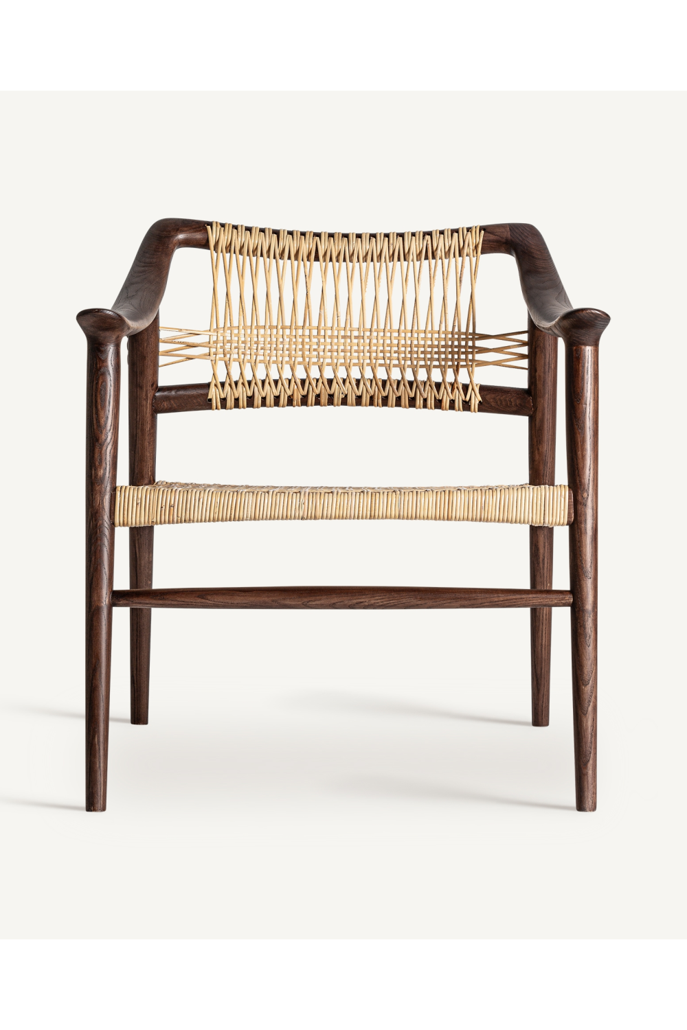 Brown Ash Boho Accent Chair | Vical Home Buer | Oroa.com