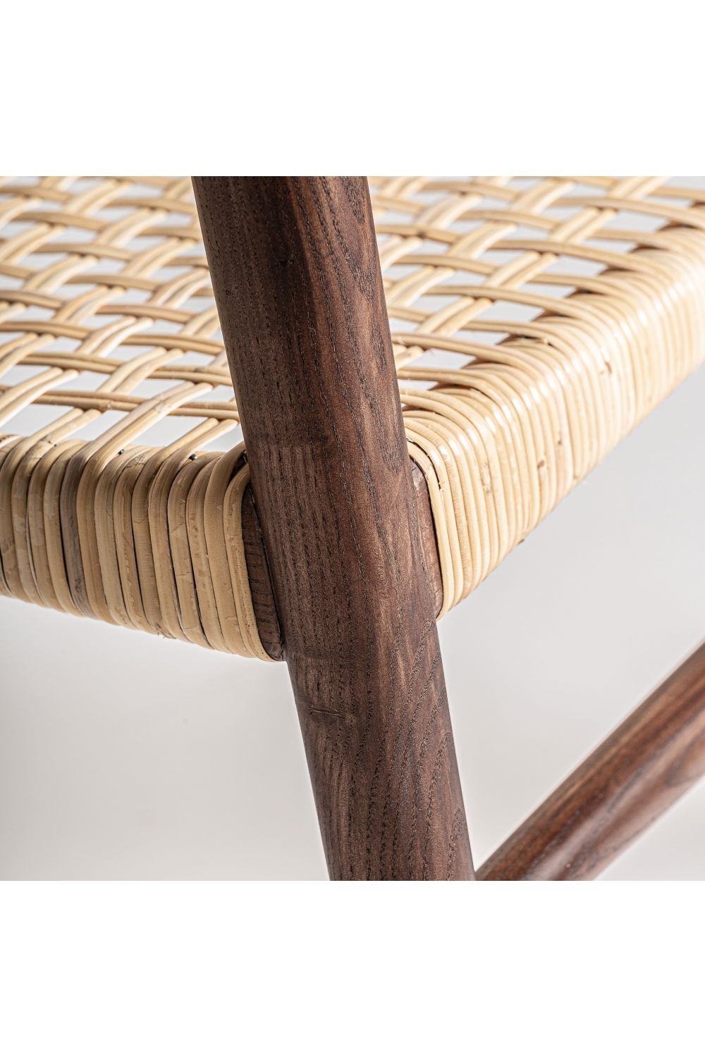 Brown Ash Boho Accent Chair | Vical Home Buer | Oroa.com