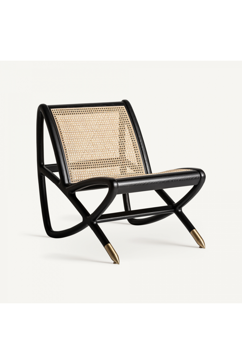 Black Ash Rattan Armchair | Vical Home Gladbeck | Oroa.com