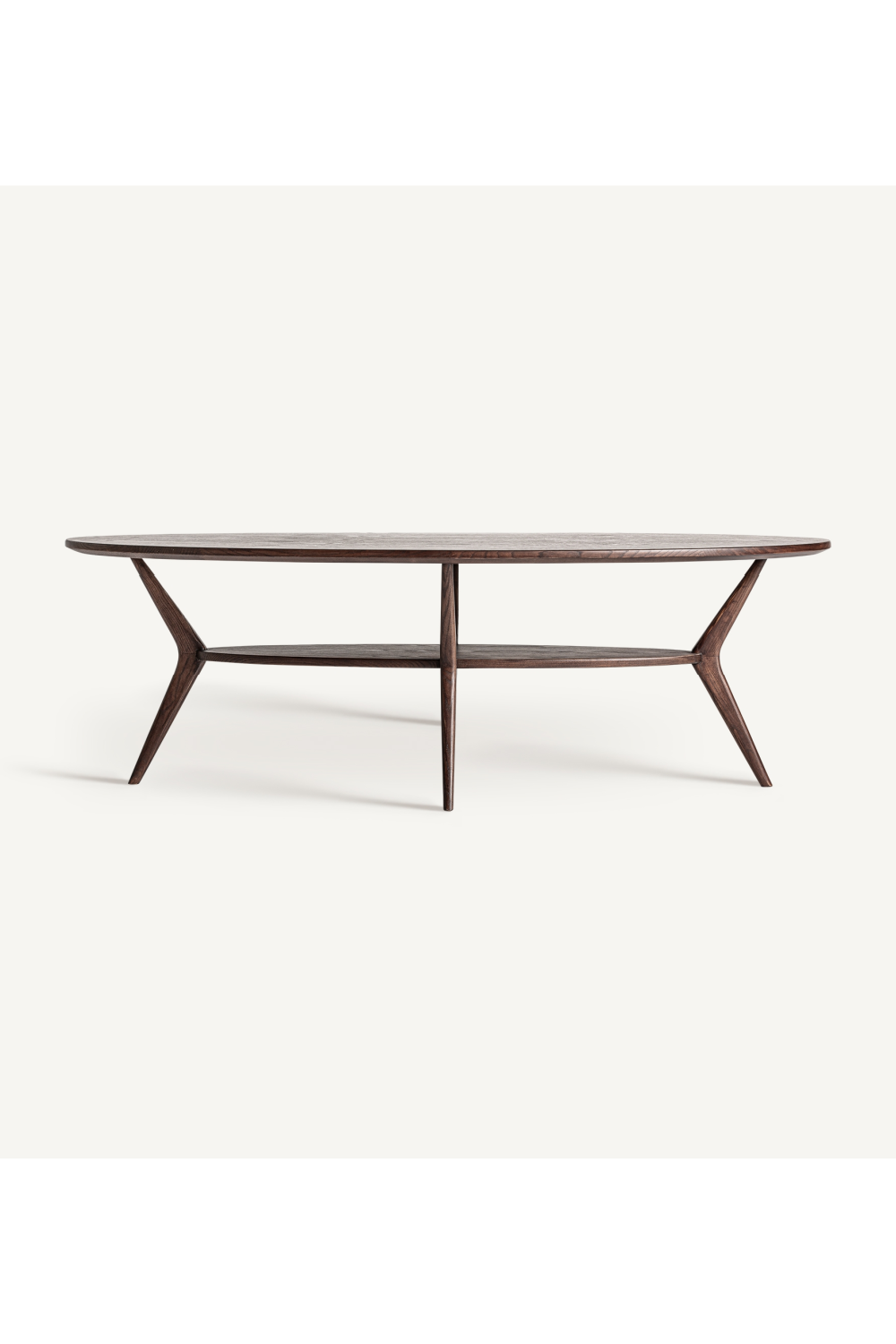 Brown Ash Oval Coffee Table | Vical Home Terborg | Oroa.com