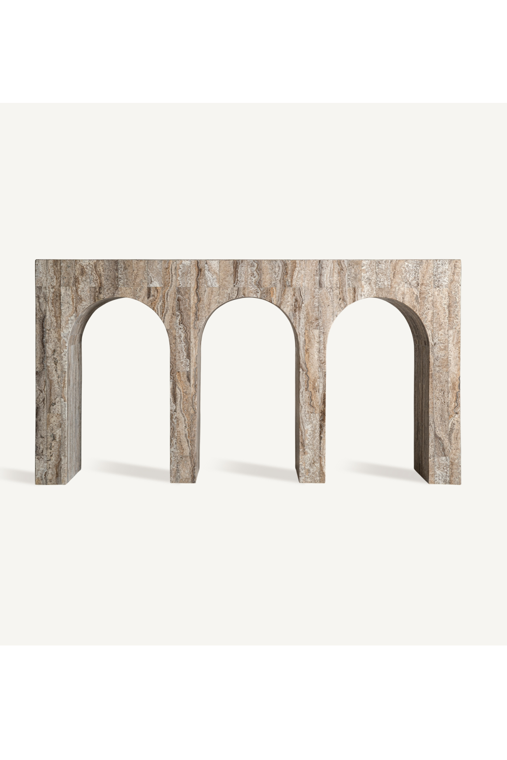 Arched Travertine Console Table | Vical Home Viaud | Oroa.com