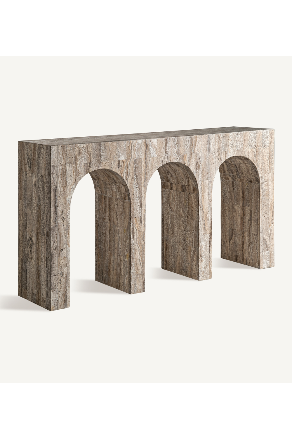 Arched Travertine Console Table | Vical Home Viaud | Oroa.com