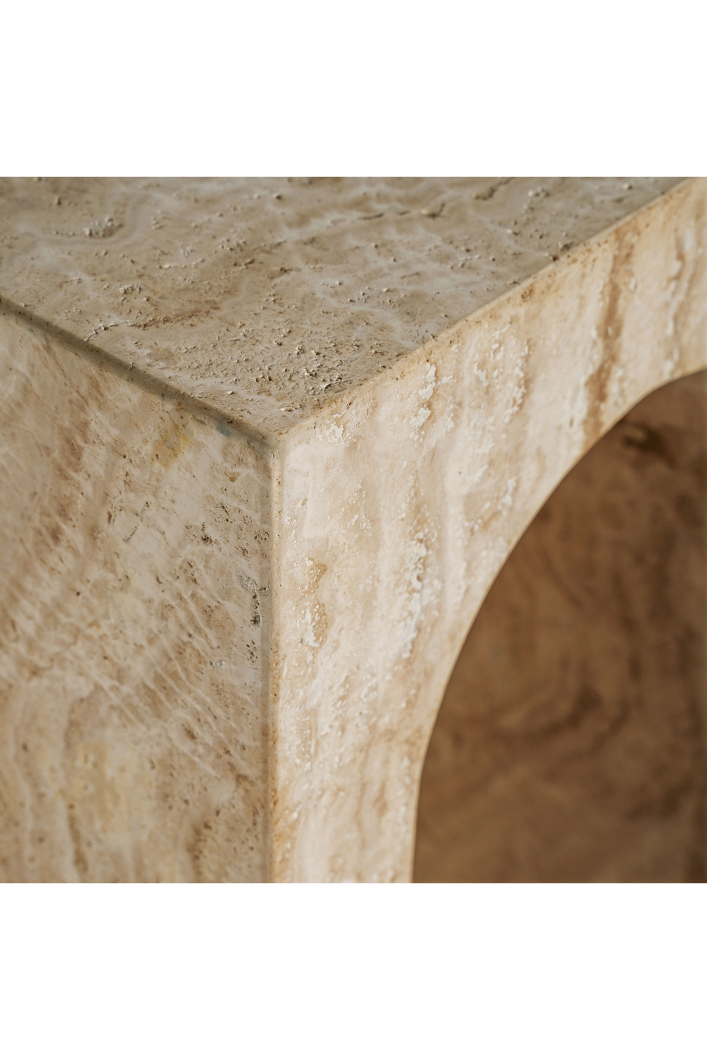 Travertine Arc Console Table | Vical Home Thiennes | Oroa.com