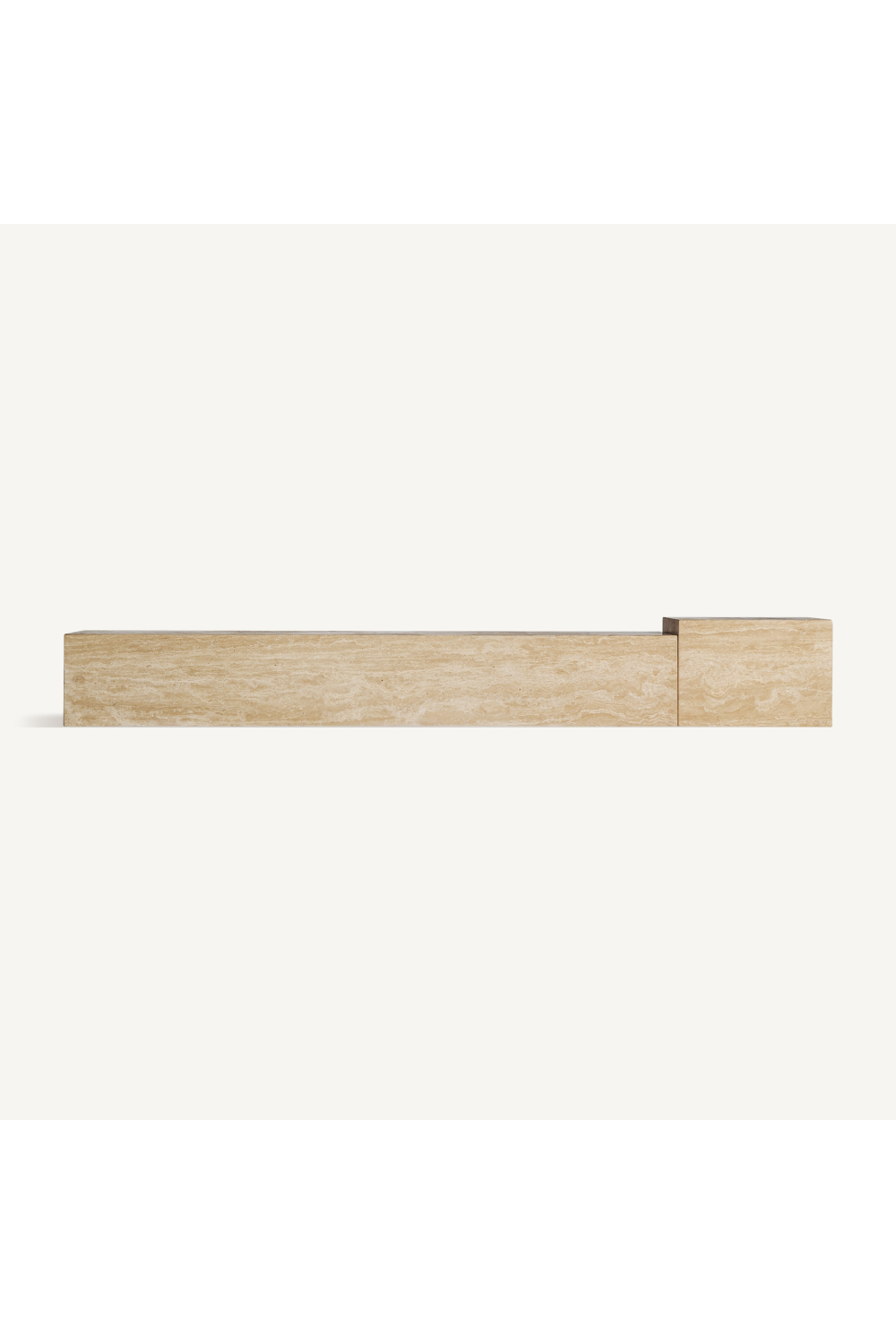 Beige Travertine Media Unit | Vical Home Thiennes | Oroa.com