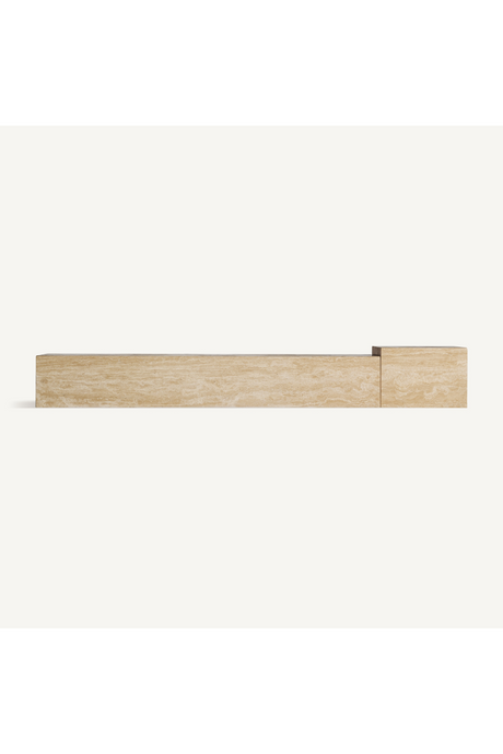Beige Travertine Media Unit | Vical Home Thiennes | Oroa.com