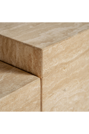 Beige Travertine Media Unit | Vical Home Thiennes | Oroa.com