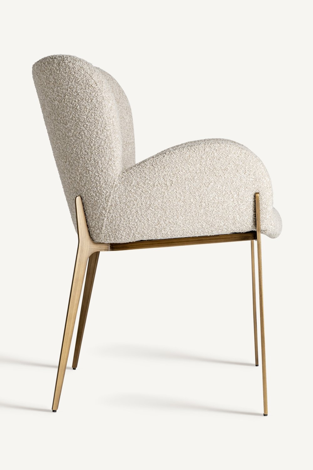 Beige Art Deco Accent Chair | Vical Home Besne | Oroa.com