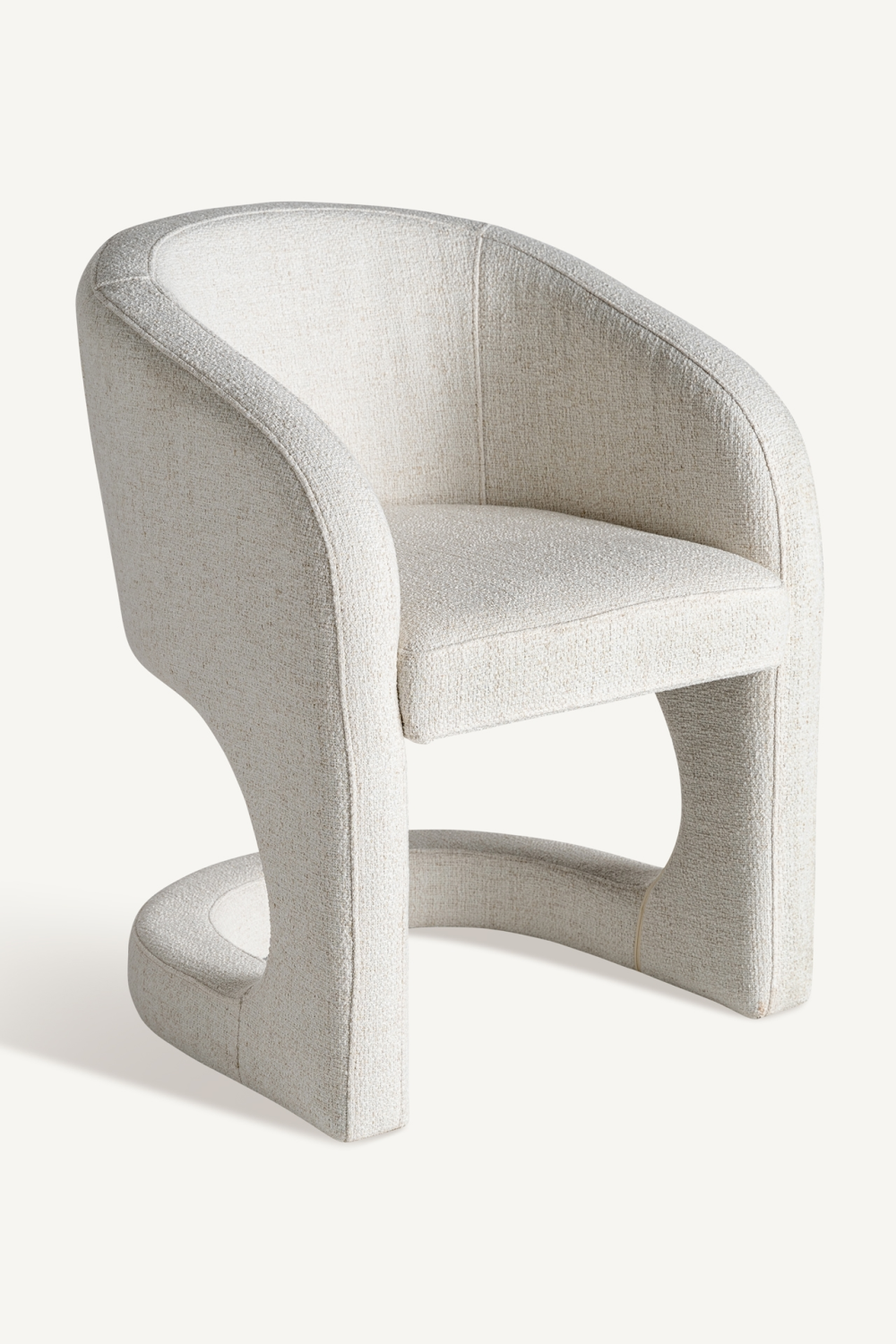 White Art Deco 2-Seater Armchair | Vical Home Bilais | Oroa.com