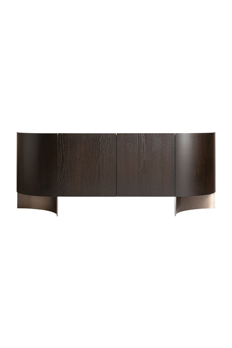   Brown Oak Art Deco Sideboard | Oroa.com