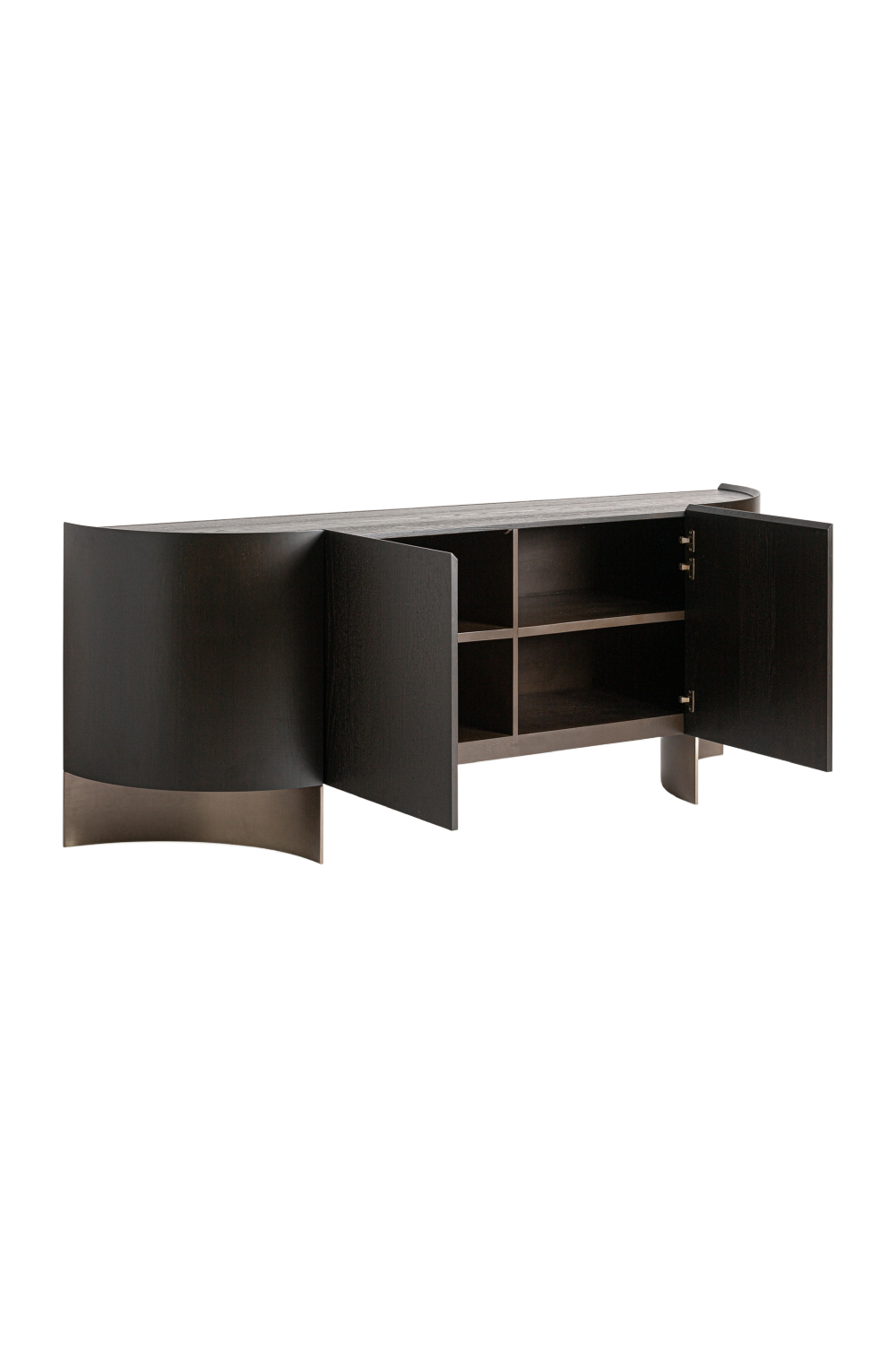 Brown Oak Art Deco Sideboard | Vical Home Neuvic | Oroa.com