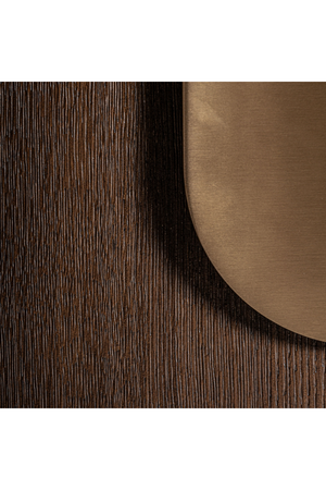   Brown Oak 2-Door Media Unit | Oroa.com